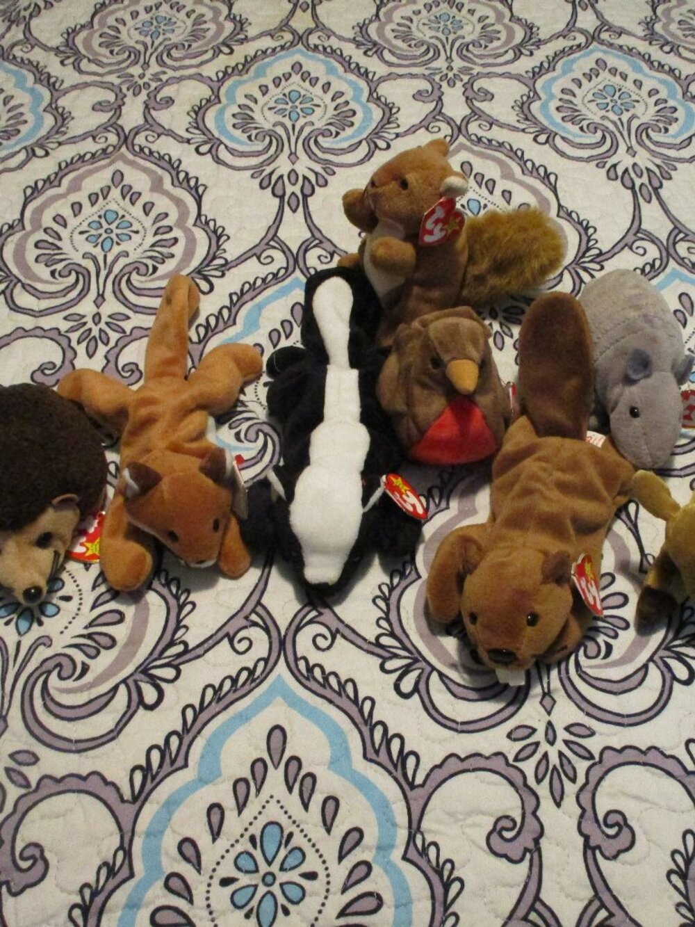 Beanie Baby Woodland/ Forest Creatures Lot of 8 - Tags